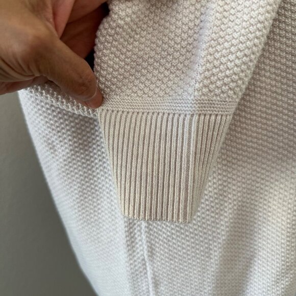 Lululemon Womens Cream Textured Knit Crewneck Sweater Pullover Long Sleeve XS - Picture 7 of 9